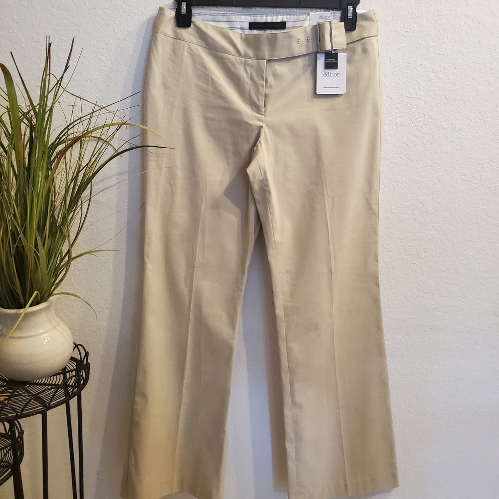 Size 10 Long tan casual dress pants